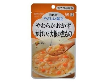 Kewpie-friendly menu soft flounder and radish boiled 80G