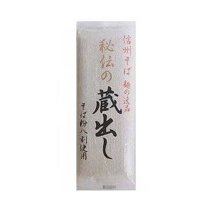 秘伝の蔵出し八割そば(乾麺) 250g