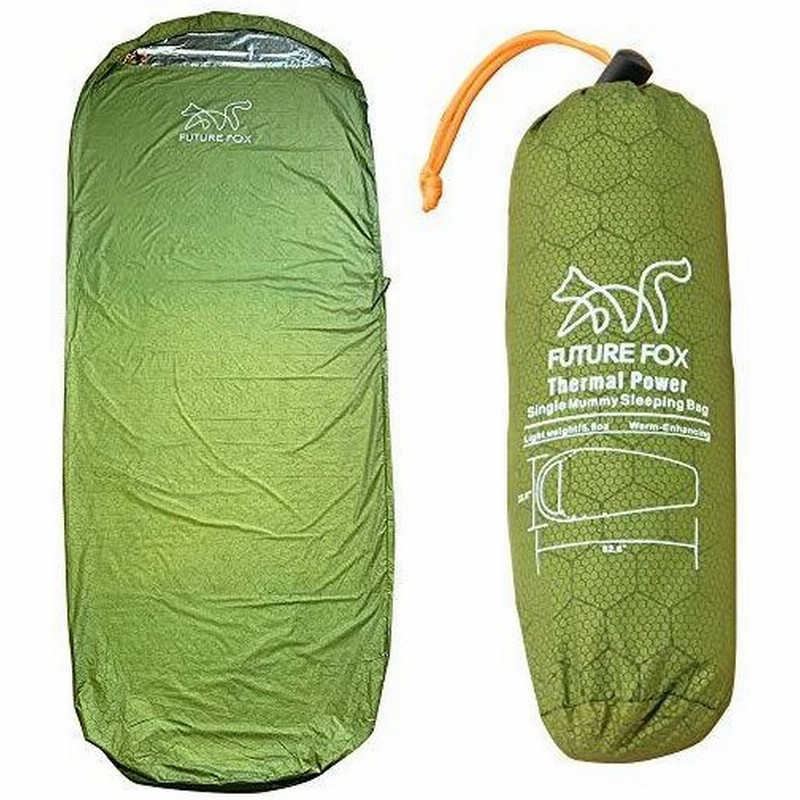 Future Fox 寝袋 エマージェンシー 防災 グッズ マミー型 インナーシュラフ コンパクト 小型 軽量 保温信州 通販 Lineポイント最大get Lineショッピング