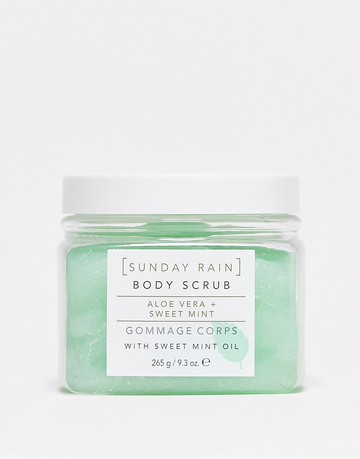 Sunday Rain Aloe Vera & Sweet Mint Body Scrub 265g-No colour