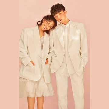 影樓旅拍服裝個性小清新情侶主題寫真服裝新款街拍婚紗藝術照寫真