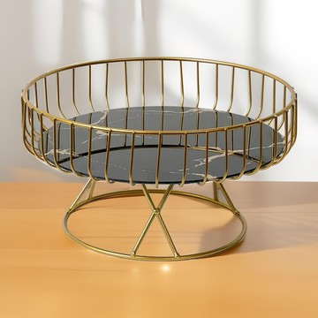 甜蜜商店 多功能點心盤  黑色  1個  S(23 x 13.5 cm)