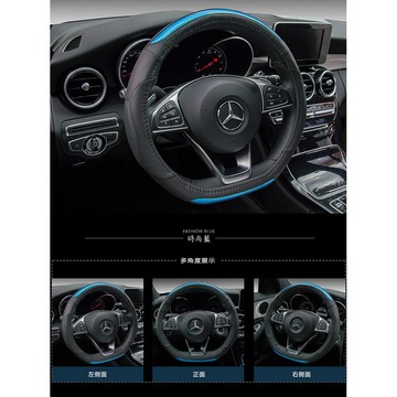 ~歐力斯~奧迪 AUDI A3 A5 RS 6 RS 7 RS Q3 TT S Q5 方向盤皮套 碳纖紋路 D型專用