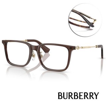 BURBERRY方框光學眼鏡/琥珀 金#B2426D 3002-54mm