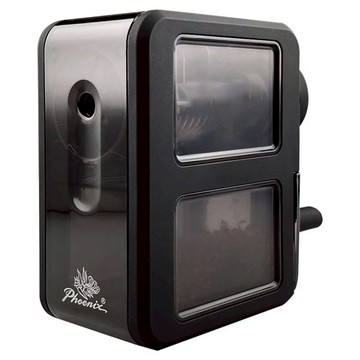 Phoenix 鳳凰畫材 專業素描專用削筆機 可調7檔粗細長度 適用直徑8mm以內  黑色  1個