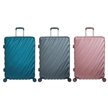 VIGOR-28吋拉鍊箱-珠光湖綠﹧珠光灰﹧珠光粉紅三色任選(可擴充拉鍊隔層)