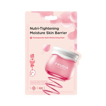 FRUDIA 石榴保濕彈潤面膜 Set 10片 含46%石榴萃取 親膚面膜材質  1組