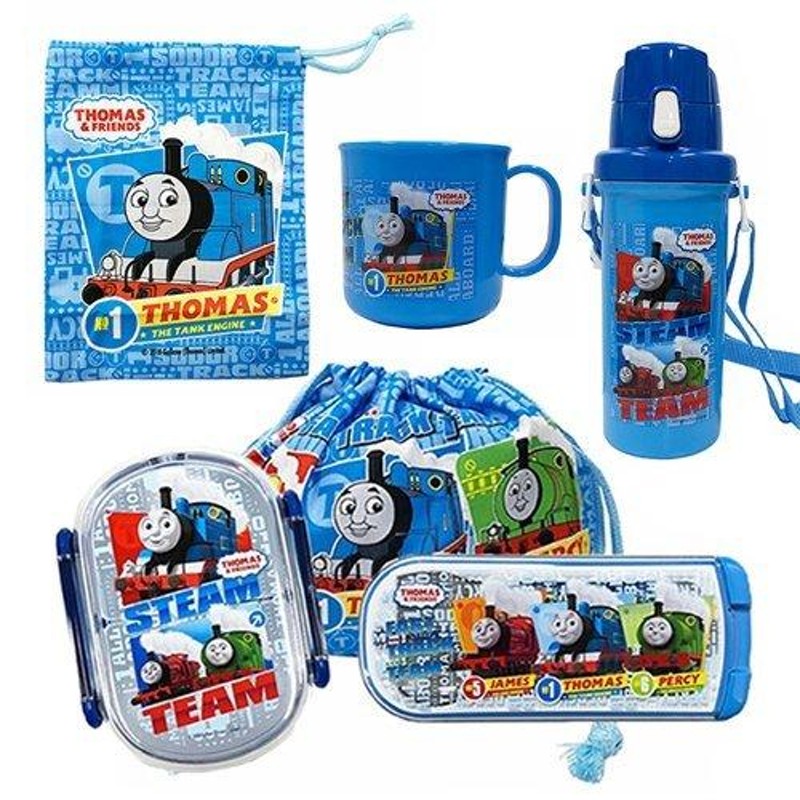 きかんしゃトーマス 弁当箱 (270ml) 水筒 6点セット yts0075