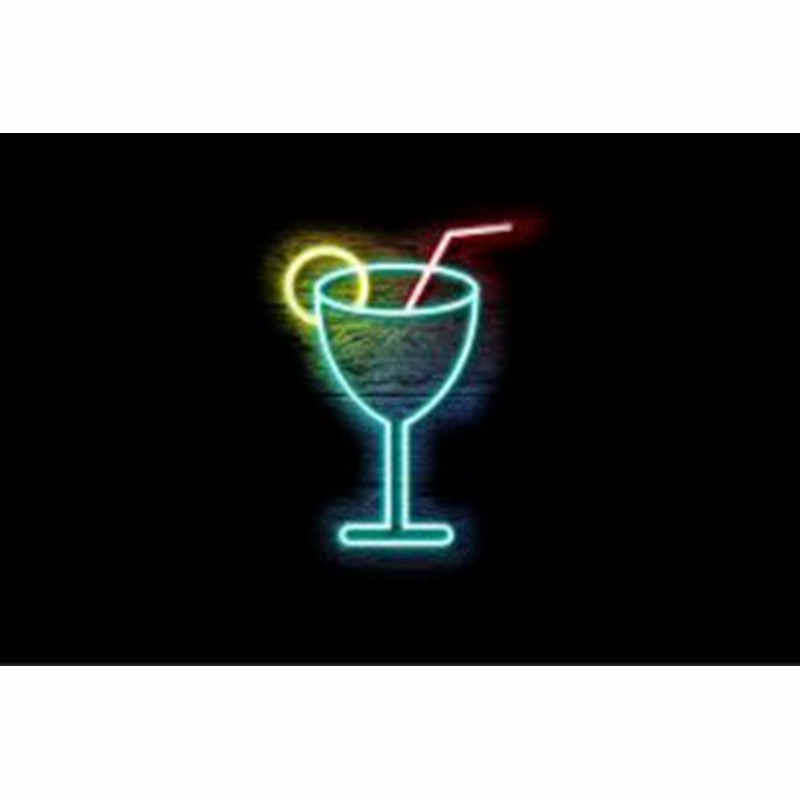 ネオン カクテルグラス カクテル お酒 酒 バー Bar カフェ イラスト ネオンライト 電飾 Led ライト 通販 Lineポイント最大1 0 Get Lineショッピング