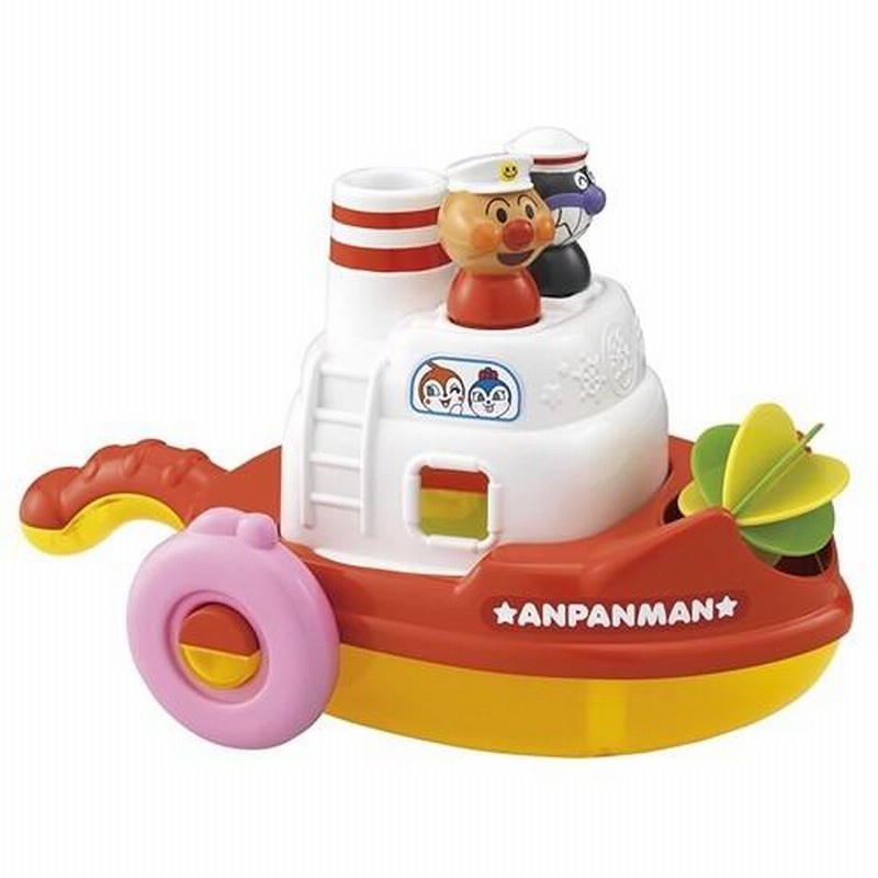 アンパンマン 水車でくるくる！おふろでパズルボート おもちゃ