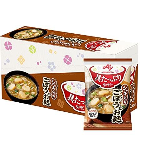 味の素 具たっぷり味噌汁 ごぼうとお麩 10食入    