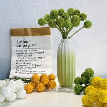 洛陽牡丹 仿真黃金球 菊花束裝飾布置蒲公英 小清新乒乓球形小果子