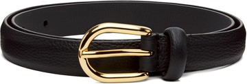Anderson's 黑色 Skinny Nappa Leather 腰带