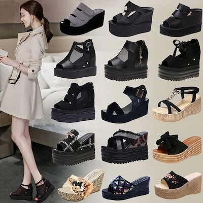21新品 美脚革命 厚底サンダル 12cm身上アップ効果の厚底サンダル 春夏 韓国ファッション レディース サンダル 厚底 スニーカー 秋 脚長 美脚 ビーチサンダル スリッポン ヒール ブーツ 通販 Lineポイント最大get Lineショッピング