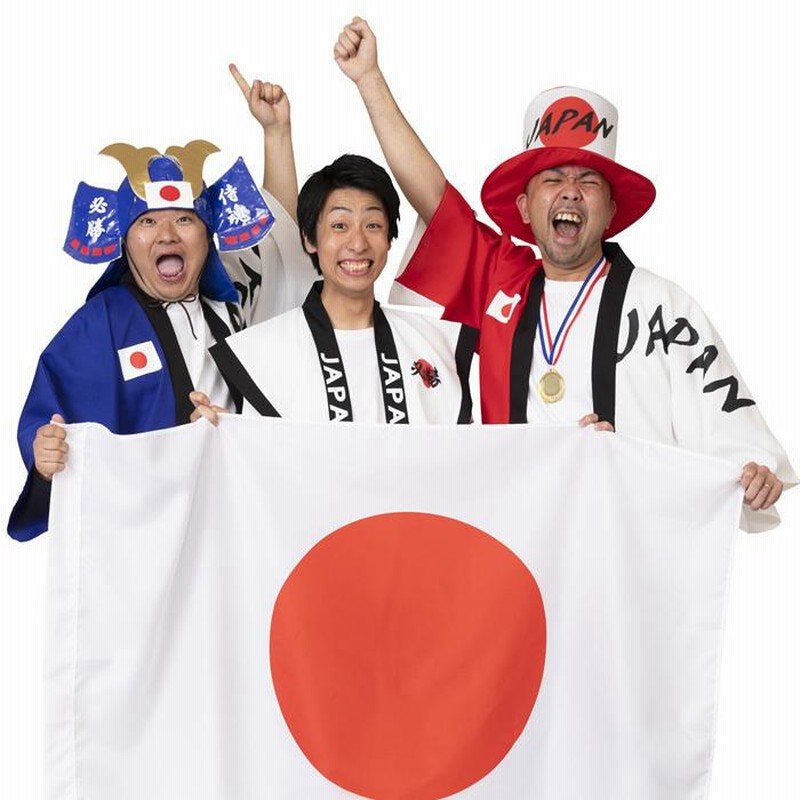 スポーツ観戦　等の応援帽子 応援 JAPAN シルクハット 帽子 かぶりもの 日本 日の丸 JAPAN