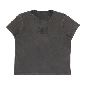 alexanderwang 復古Logo裝飾緊身棉質 T 恤