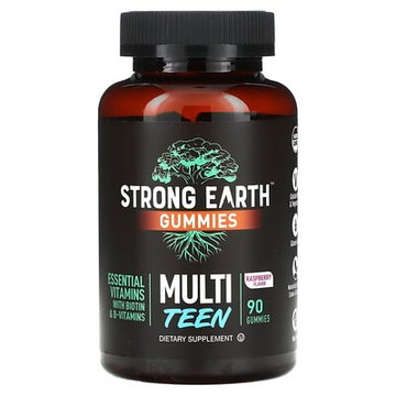 YumVs, Strong Earth 軟糖，Multi Teen，樹莓味，90 粒