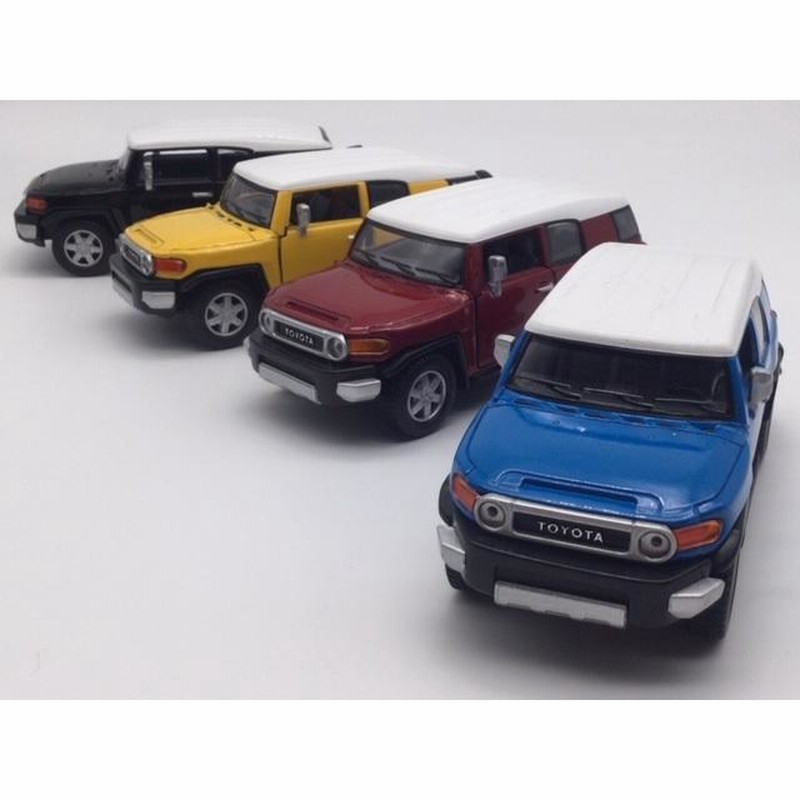 お得な4色コンプリートセット 1/36 トヨタ FJクルーザー ミニカー TOYOTA FJ Cruiser | LINEショッピング