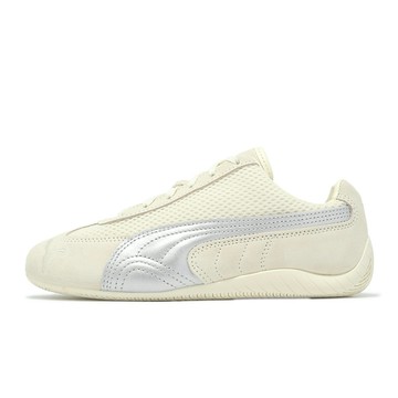 Puma 休閒鞋 Speedcat Premium 男鞋 女鞋 米 銀 麂皮 賽車鞋