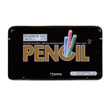 OTTO 組入鐵盒製圖鉛筆/素描鉛筆/繪圖鉛筆