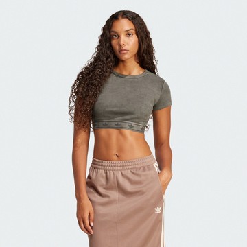 adidas 短版短袖上衣 T恤 女 - Originals JD0041 官方直營