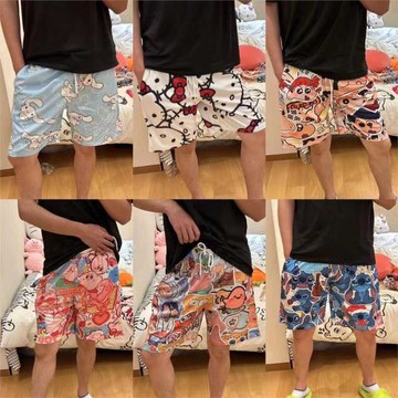 派大星短褲情侶hellokitty短褲送男朋友可愛大褲衩家居五分褲夏季