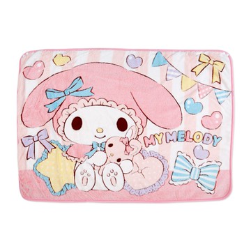 【震撼精品百貨】My Melody_美樂蒂~日本SANRIO三麗鷗 美樂蒂披肩毛毯100×70cm 坐姿*13771