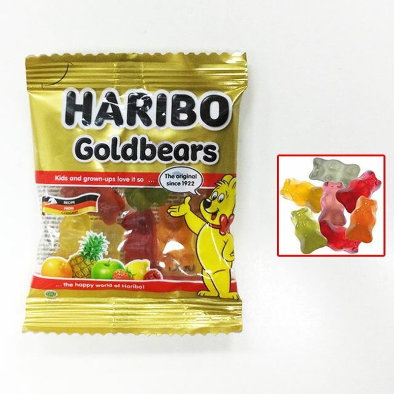 HARIBO ハリボー ミニゴールドベア 980g バケツ 100袋入り