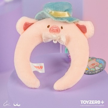 【Toyzeroplus】罐頭豬LuLu 繽紛樂園 - 魔術師Lu頭箍毛絨掛件
