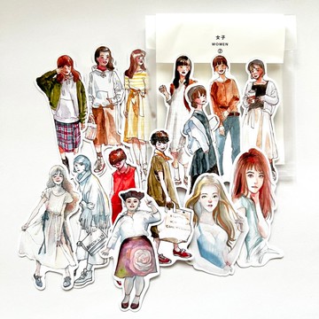 女子2號 貼紙包