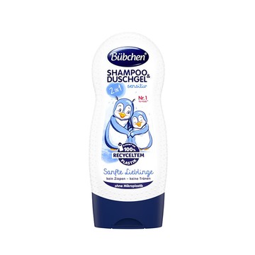 德國Bubchen 貝臣 - 企鵝洗髮沐浴乳-230ml
