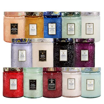 VOLUSPA 香氛蠟燭-日式庭園系列 浮雕玻璃罐 18oz/510g 多款任選