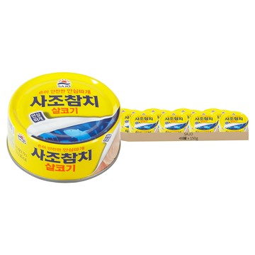 SAJO OYANG 原味鮪魚罐頭，鮪魚泡菜鍋必備，紫菜包飯、蔬菜沙拉、夾土司用，開封即可食用  150g  48罐