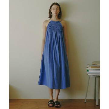 FREAK'S STORE 跑步繡花吊帶連衣裙 / 棉質碎布連衣裙