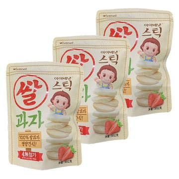 ivenet-艾唯倪 - 艾唯倪 大米餅(草莓)30g/包_3包組