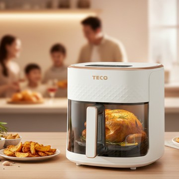 無負擔的愛你【 SONGEN 松井 】3D熱旋智能玻璃廚藝氣炸鍋/烘烤爐/氣炸烤箱 (XYFYB4501) 入厝禮物/孝親送禮首選/懶人料理/馬年大運好料理