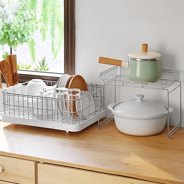 不銹鋼廚房碗架瀝水籃置物架碗碟筷餐具晾放架碗筷收納盒家用