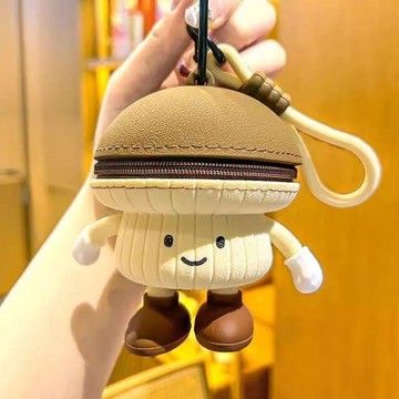 🎀闆闆推薦🎀可愛鑰匙包 造型零錢包 隨身硬幣包 鑰匙防塵保護套 可愛卡通小蘑菇耳機收納包迷你零錢包創意蔬菜鑰匙扣趣味