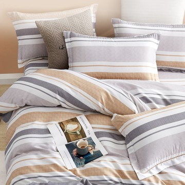 J-bedtime 床寢時光 萊賽爾天柔絲雙人床包被套組四件組 靜香  靜香 多色  雙人被套 + 雙人床包 + 枕頭套套裝  雙人床包150 x 186cm + 雙人被套180 x 210cm + 枕套45 x 75cm