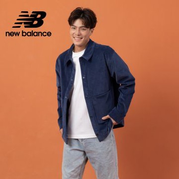 【New Balance】燈芯絨襯衫外套_男性_深藍色_MT53524NNY