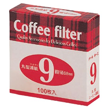 Pearl Horse 寶馬 丸型咖啡濾紙 9號  100入  1個