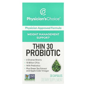 Physician's Choice, Thin 30 益生菌，150 億 CFU，30 粒膠囊