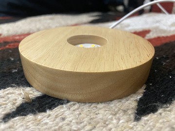 木製底座小夜燈代購10cm/6cm奧根塔/特大15cm