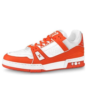 LOUIS VUITTON Trainer Sneakers 'White Orange'