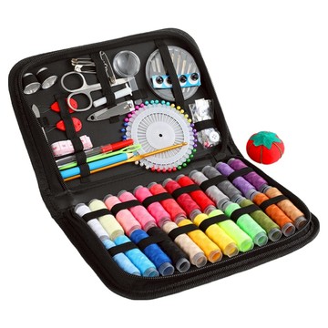 小麥購物 多功能132合1縫紉修補針線包 L562  多色  1組