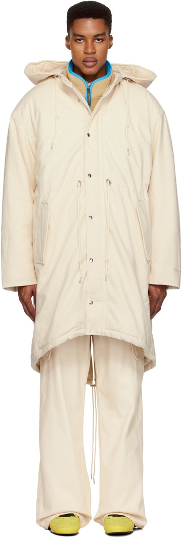 Wales Bonner 灰白色 adidas Originals 联名 Coach 大衣 & 双面马甲套装