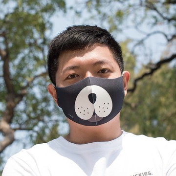 親子款─芝麻汪星人─3D立體透氣抗菌口罩