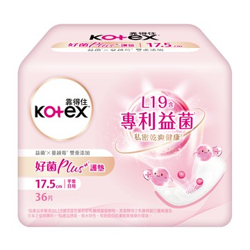 靠得住好菌PLUS護墊 17.5cm36片