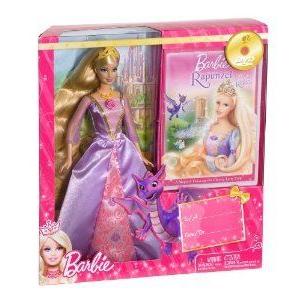 Barbie(バービー) Rapunzel DVD and Doll Gift Set ドール 人形 フィギュア