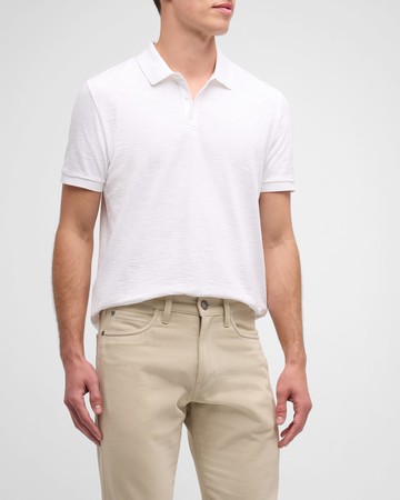 Classic Slub Cotton Polo Shirt